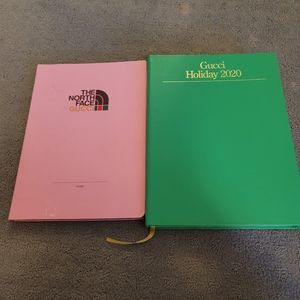 Gucci Books Northface and Holiday